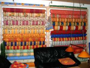 Provence fabric shelfs